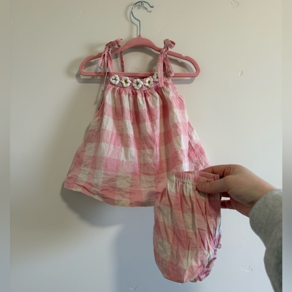 Wild Wawa Gingham Set 18-24